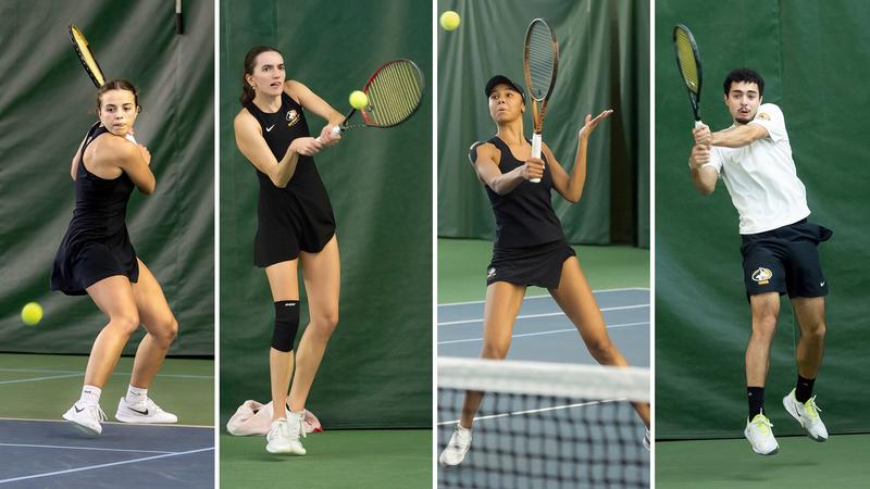 Four Huskies named to Academic All-District Tennis Team