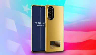 An image of the third design of the Trump phone