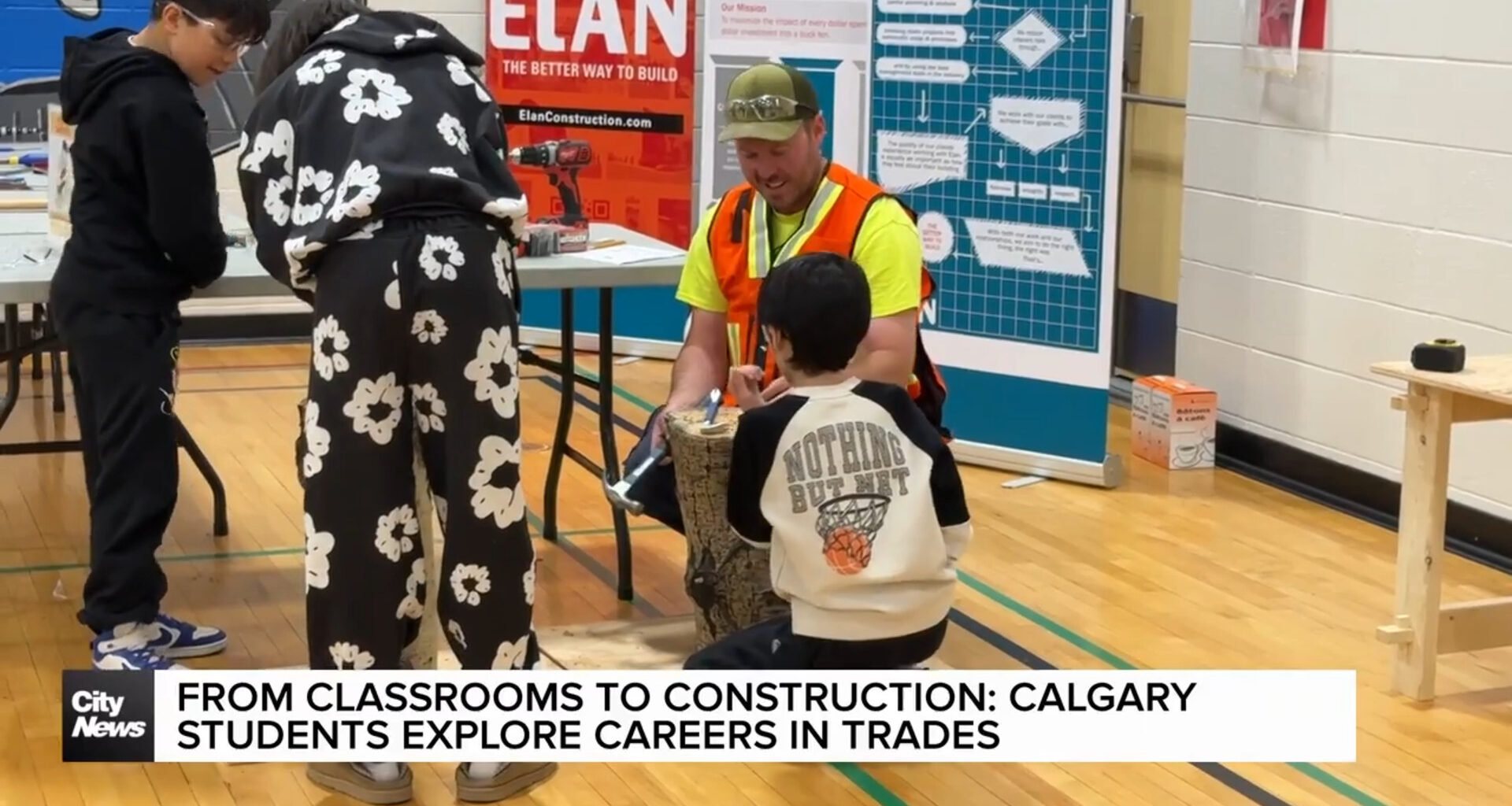 From classrooms to construction Calgary students explore careers in trades
