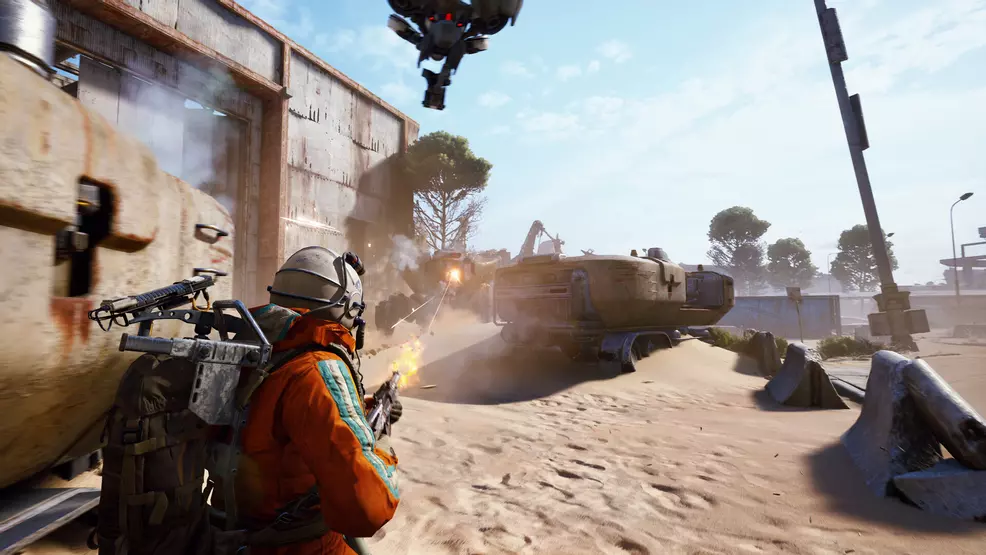 Firing on hostile machines in ARC Raiders