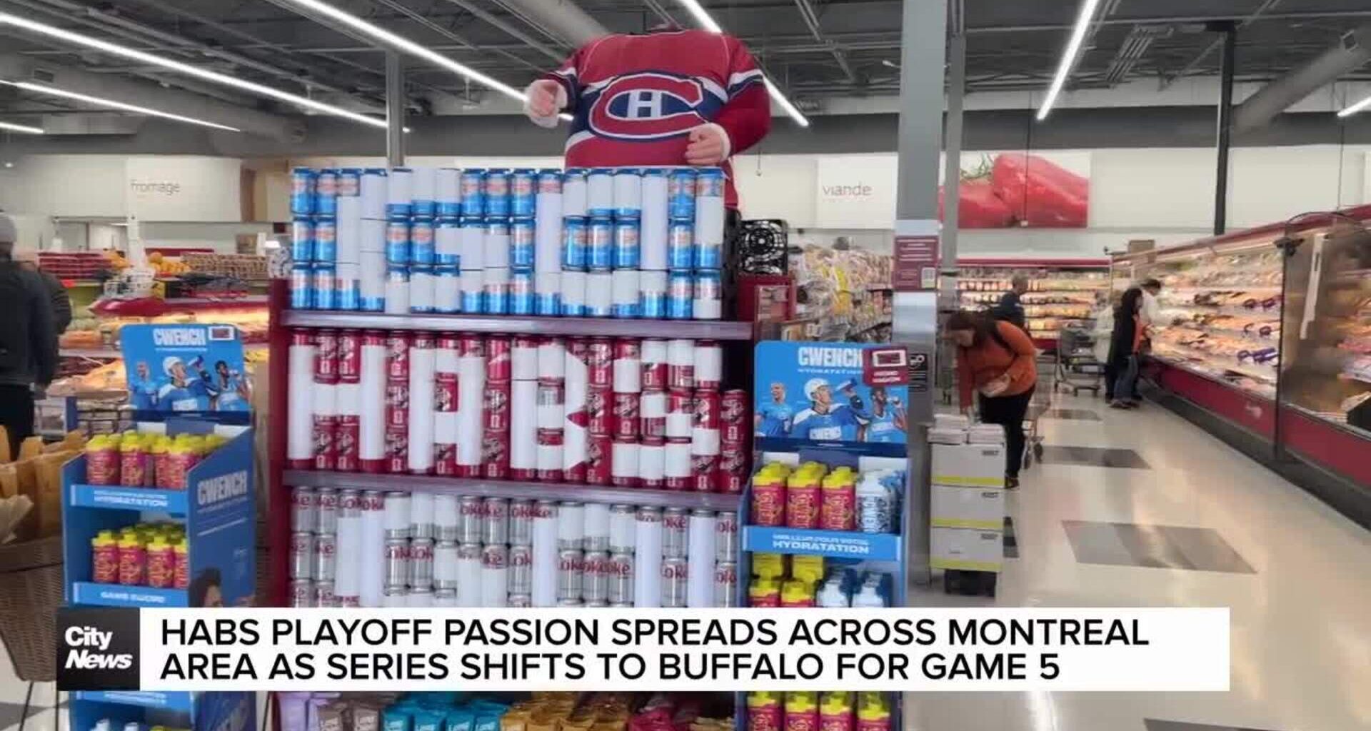 Canadiens playoff passion spreads across Montreal area for Game 5