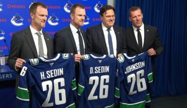 Vancouver Canucks name Sedin twins, Ryan Johnson to front office