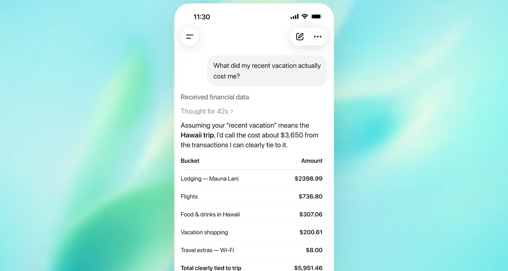 ChatGPT Can Now Connect to Your Financial Accounts for Budgeting Advice