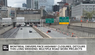 Road closures and traffic expected ahead of long weekend in Montreal