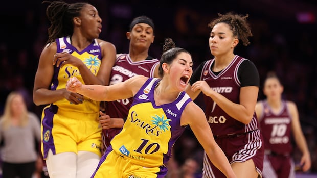 L.A. Sparks get off to fast start, hold off Toronto Tempo behind Plum's 27 points