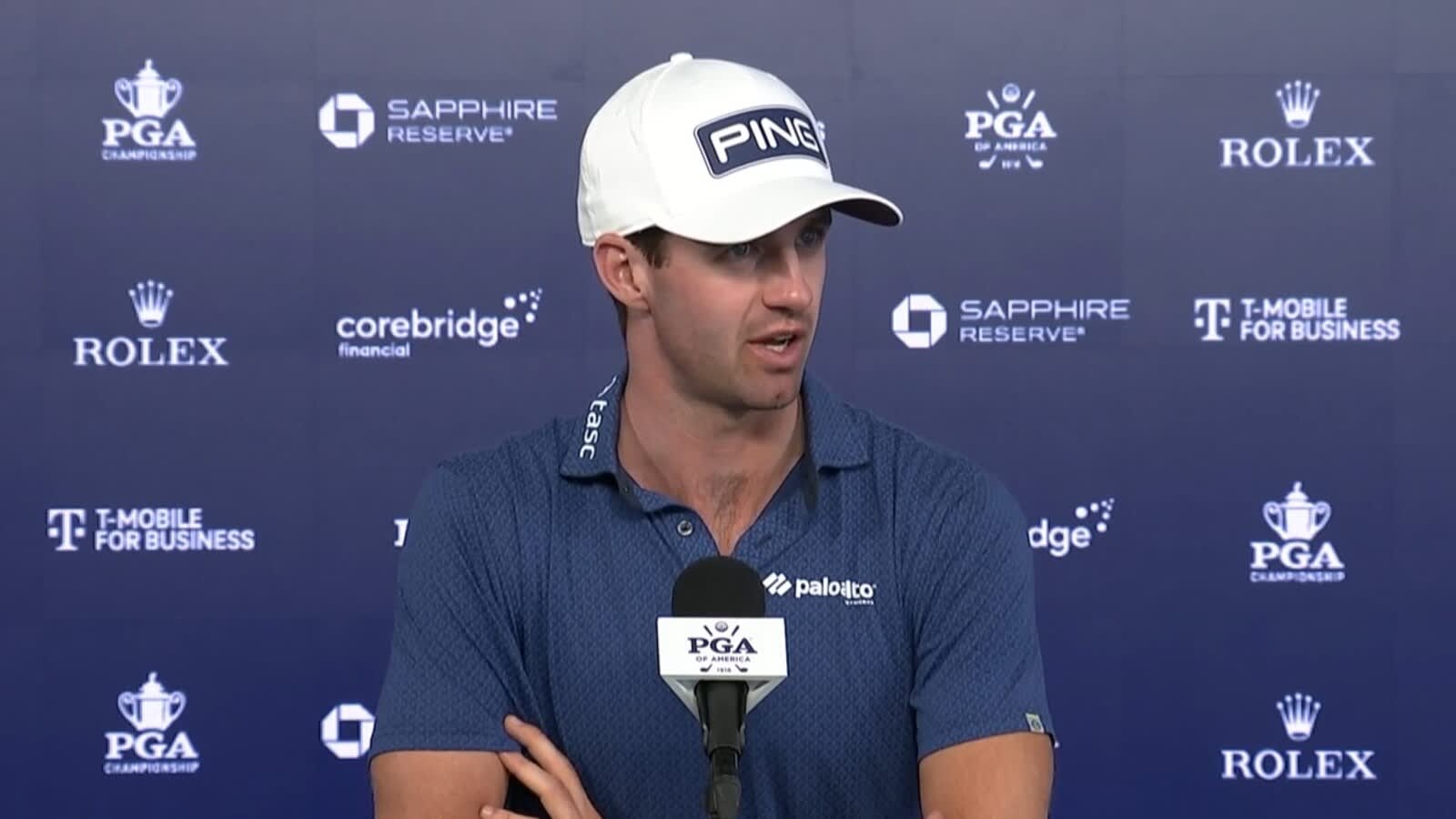Alex Smalley on getting comfortable under spotlight at PGA Championship