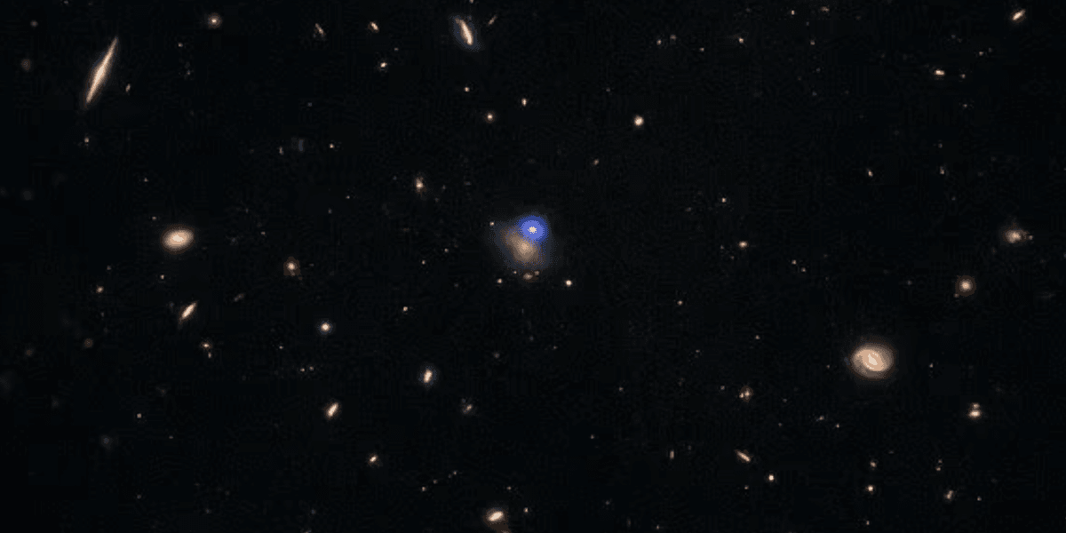 Science breakthrough: Eerie blue flashes detected emerging from depths of cosmos as researchers stunned