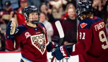 With her team 1 win away from 1st Walter Cup, Marie-Philip Poulin's legend continues to grow