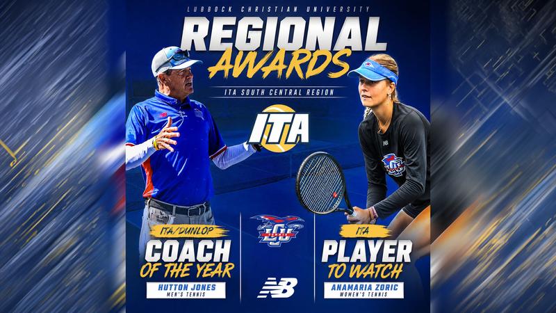 LCU Tennis Nets Pair of ITA Regional Honors as Jones, Zoric Recognized