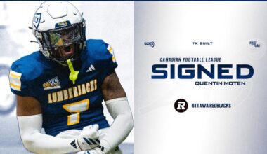 Moten Signs with CFL’s Ottawa Redblacks