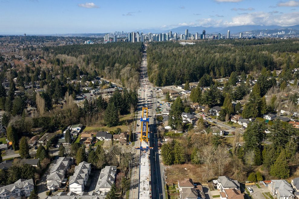 surrey langley skytrain construction march 2026 1