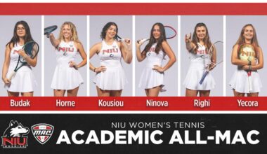 Huskies Land Six on Academic All-MAC Team
