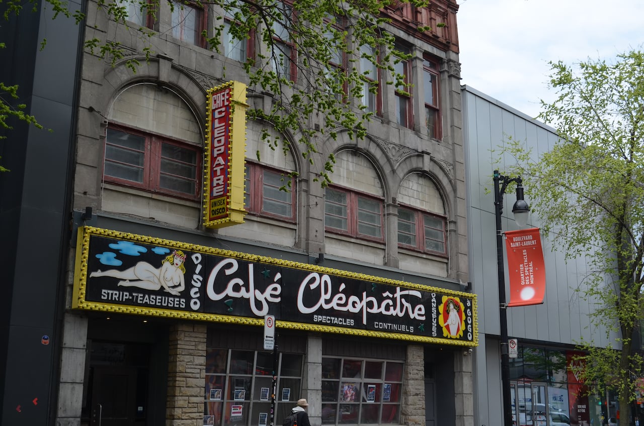 Café Cléopâtre strip club in Montreal