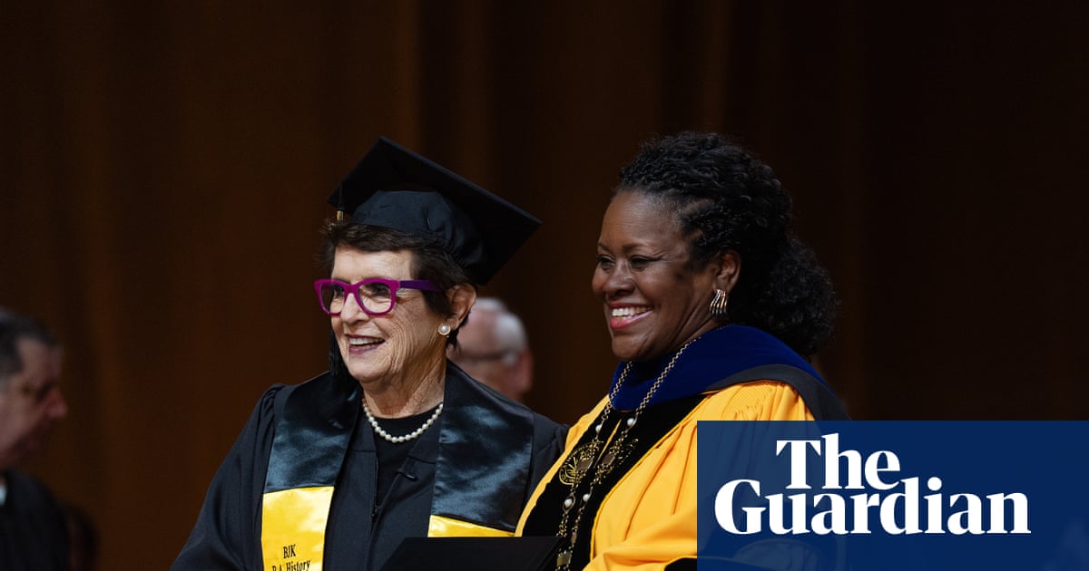 Billie Jean King graduates from college at age 82 after leaving for tennis: ‘Yeah baby, only 61 years!’ | US news