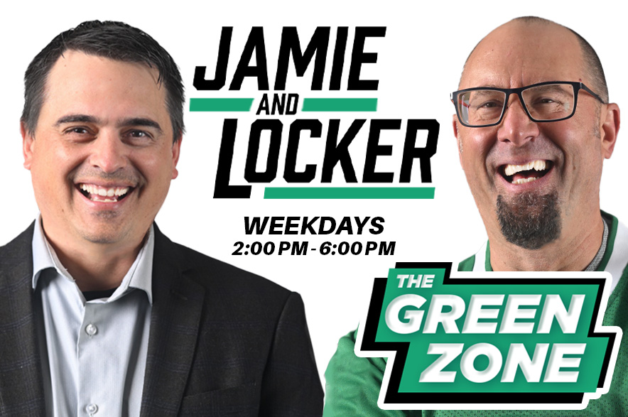 The Green Zone with Jamie and Locker is Saskatchewan’s home for unfiltered sports talk.