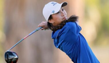 Lee '28 impressive on the first day at NCAA Women's Golf Championships