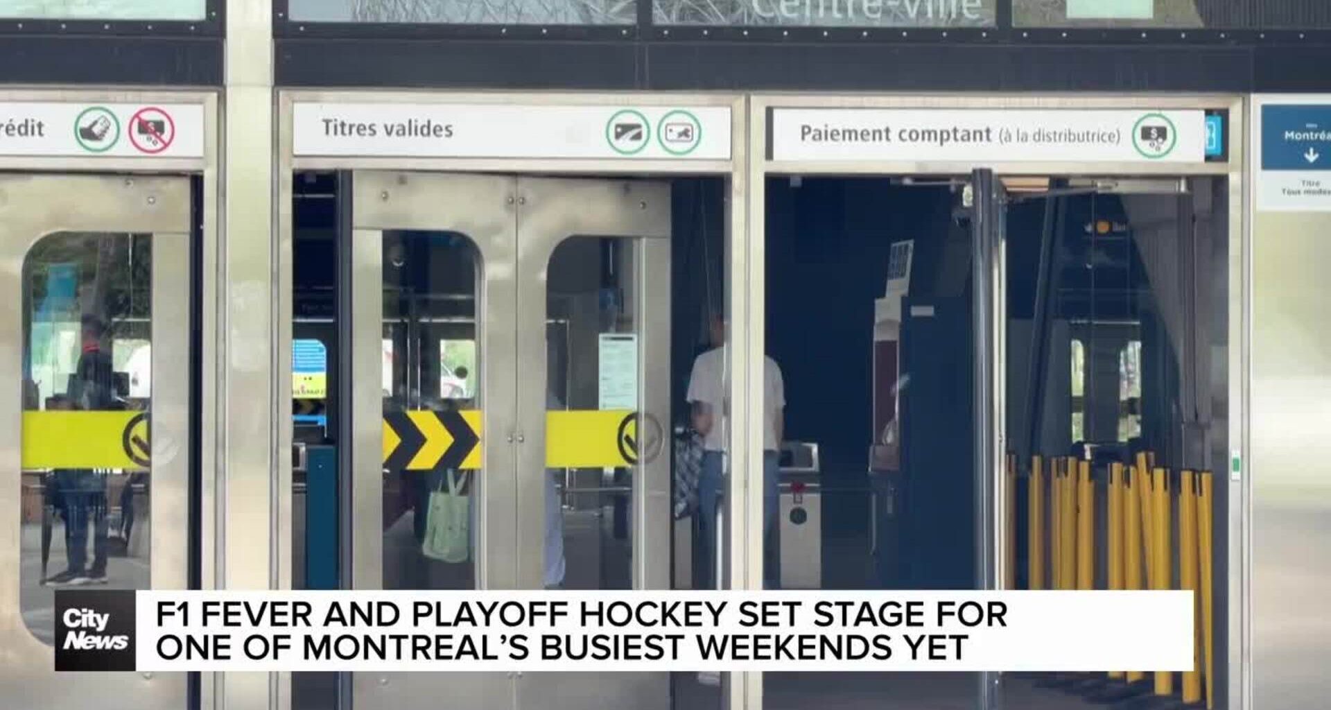 Formula 1 and Canadiens playoffs to take over Montreal this weekend