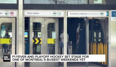 Formula 1 and Canadiens playoffs to take over Montreal this weekend