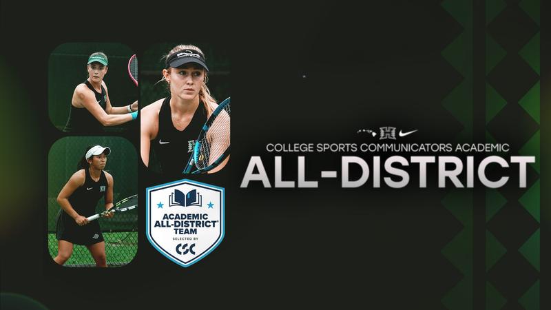 Rainbow Wahine Trio Named CSC Academic All-District