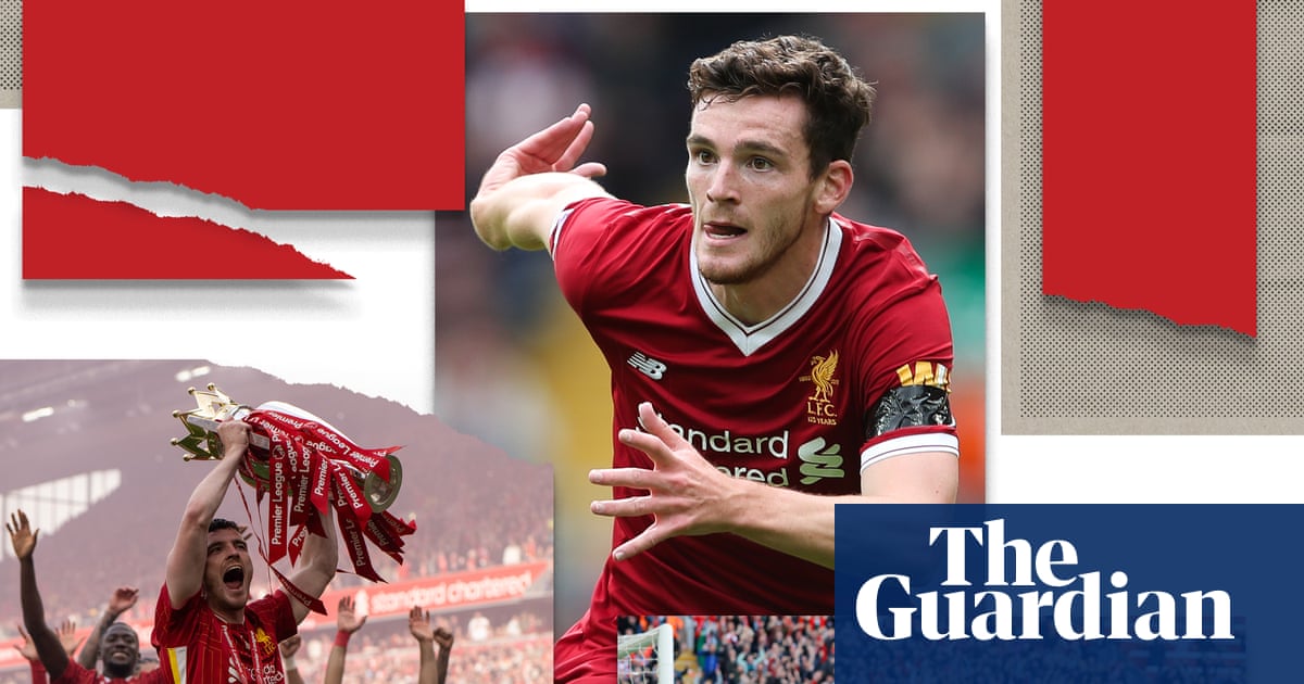 ‘He’s one of us’: Liverpool fans say goodbye to Andy Robertson | Liverpool