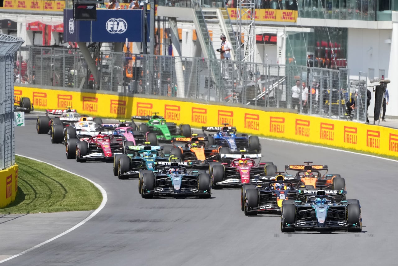 Formula 1 auto race
