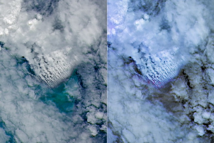 New Eruption in the Bismarck Sea