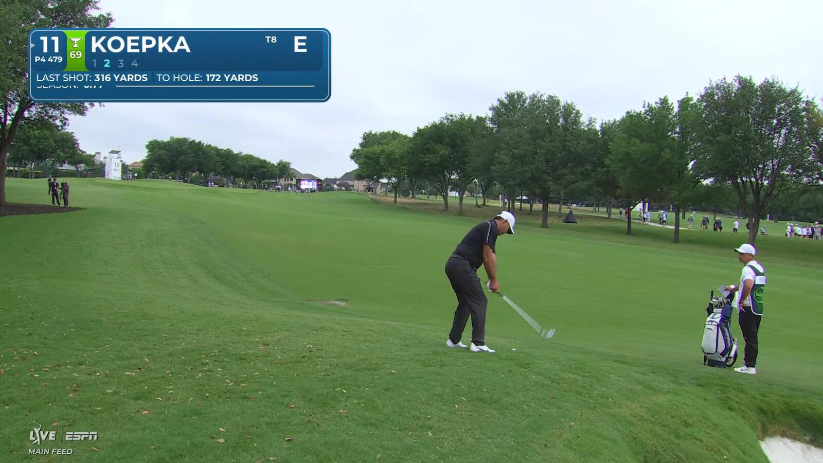 Brooks Koepka rolls in birdie on No. 11 at THE CJ CUP