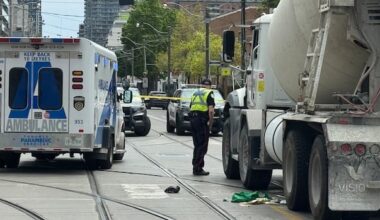 Woman dead after being struck by truck driver in Cabbagetown: police