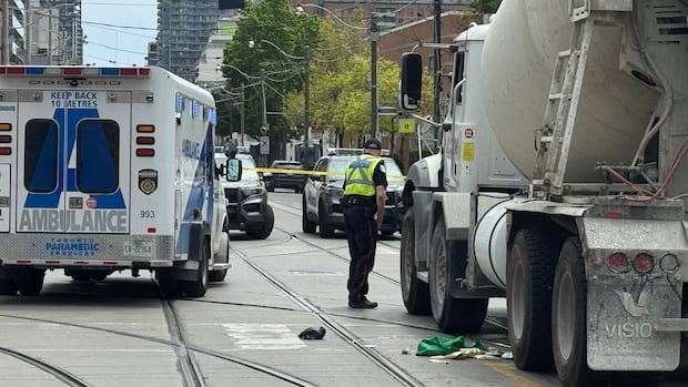 Woman dead after being struck by truck driver in Cabbagetown: police