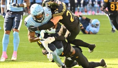 Hamilton Tiger-Cats are itching to hit someone, just in time for pre-season game with the Argos