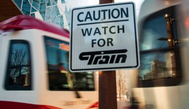 Police investigating CTrain collision that sent pedestrian to hospital with life-threatening injuries