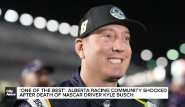 ‘One of the best’: Alberta racing community mourns tragic death of NASCAR superstar Kyle Busch