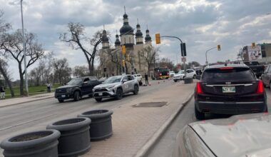 Woman in unstable condition after being struck by vehicle near St. John's Park in Winnipeg: police