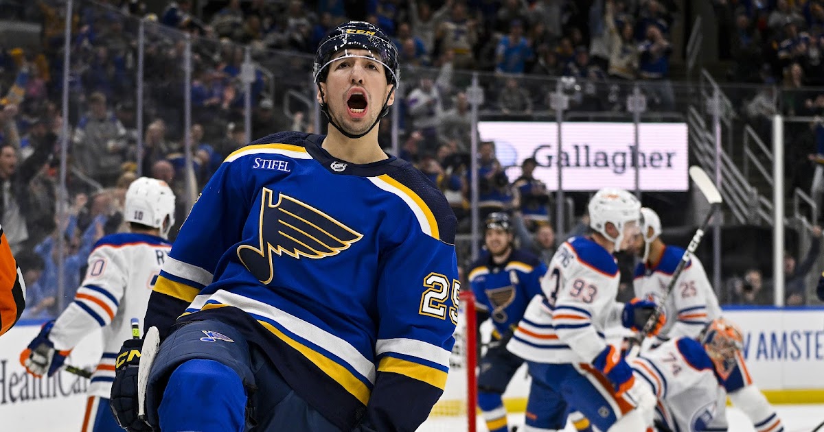 NHLTR Mock Trade: St. Louis Blues deal Jordan Kyrou to Edmonton Oilers