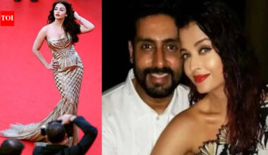 'Eyes wide open': Abhishek Bachchan's old tweet on seeing Aishwarya Rai Bachchan at 2014 Cannes red carpet goes viral again | Hindi Movie News