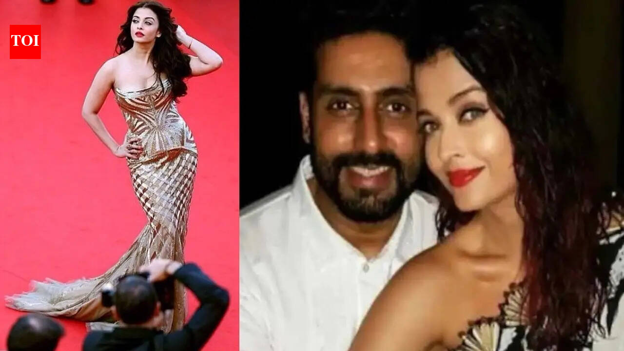 'Eyes wide open': Abhishek Bachchan's old tweet on seeing Aishwarya Rai Bachchan at 2014 Cannes red carpet goes viral again | Hindi Movie News