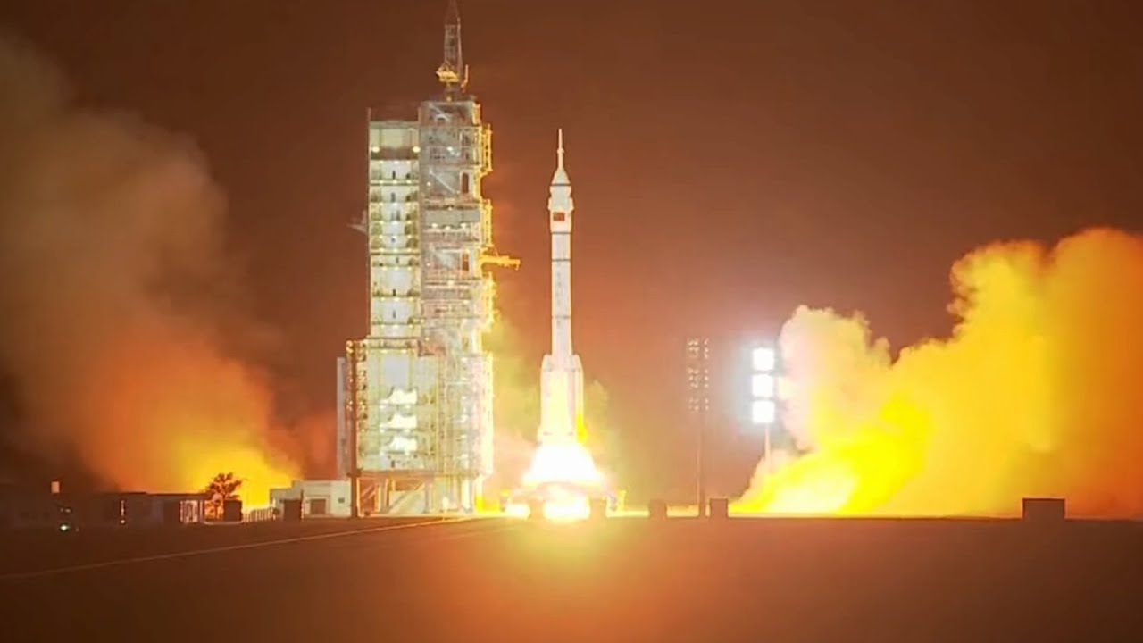 Watch live! China's Shenzhou 23 crew launches to Tiangong space station - YouTube