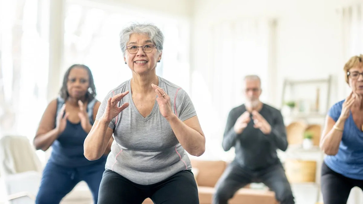 A 65-year-old trainer says these are the six moves older adults should do every day to reduce their risk of falls