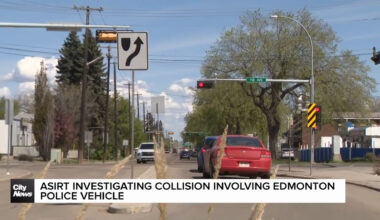 ASIRT investigating collision involving Edmonton police vehicle