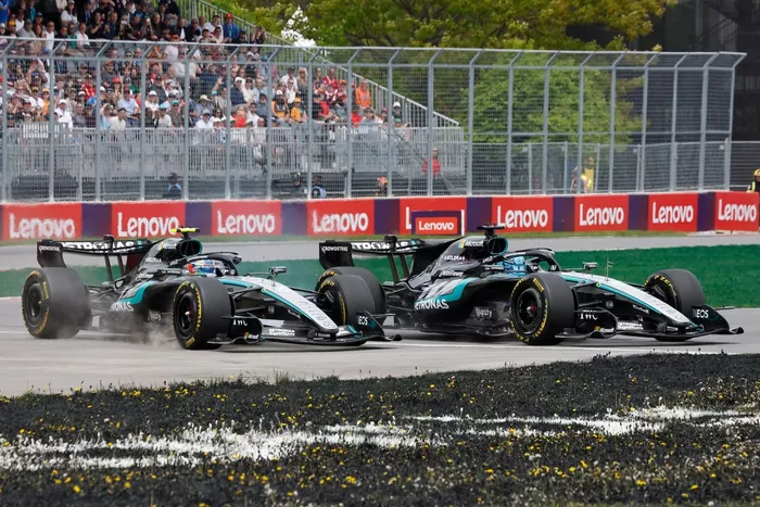 George Russell, Mercedes; Andrea Kimi Antonelli, Mercedes