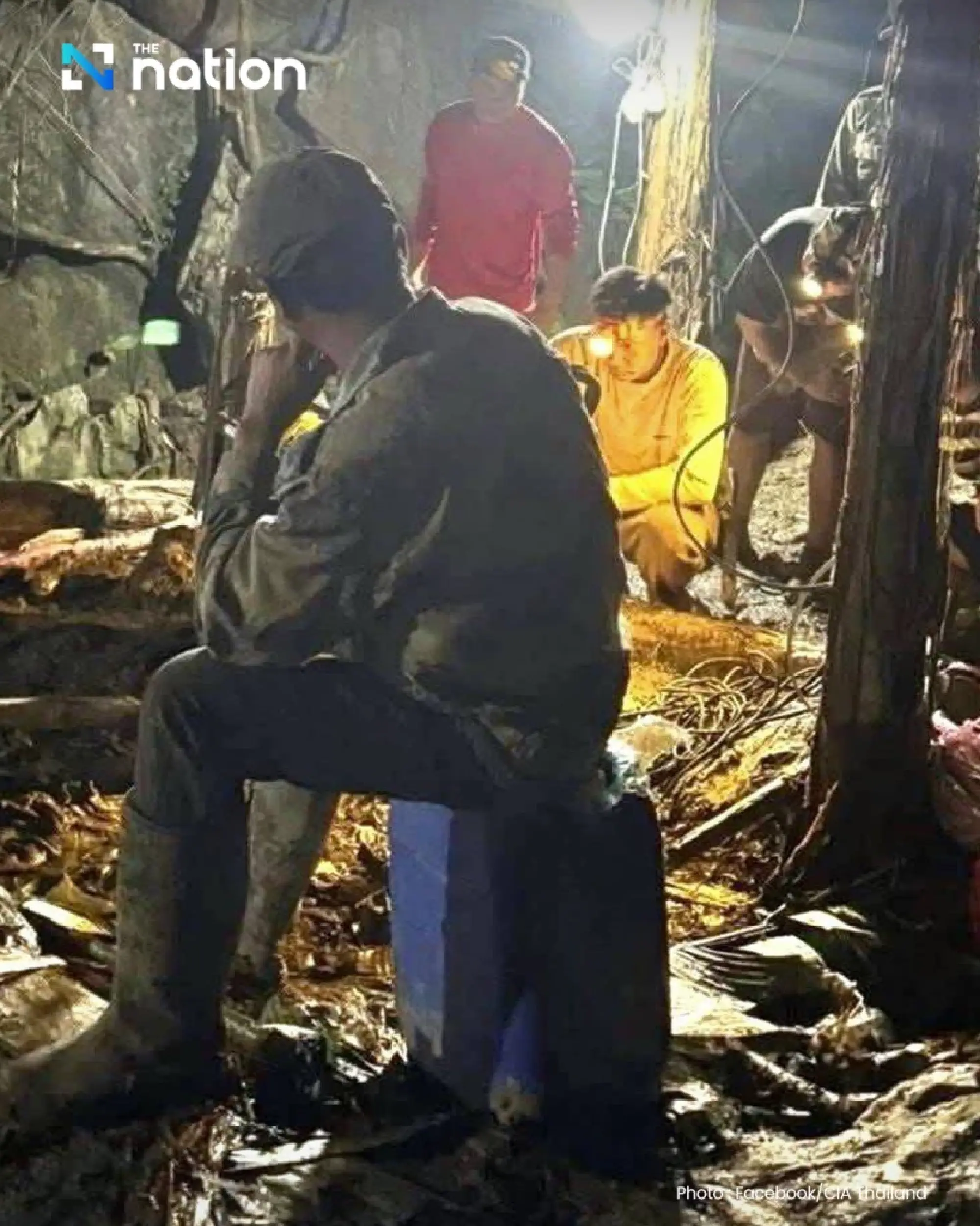 Seven trapped in flooded Laos cave as rescue teams race time