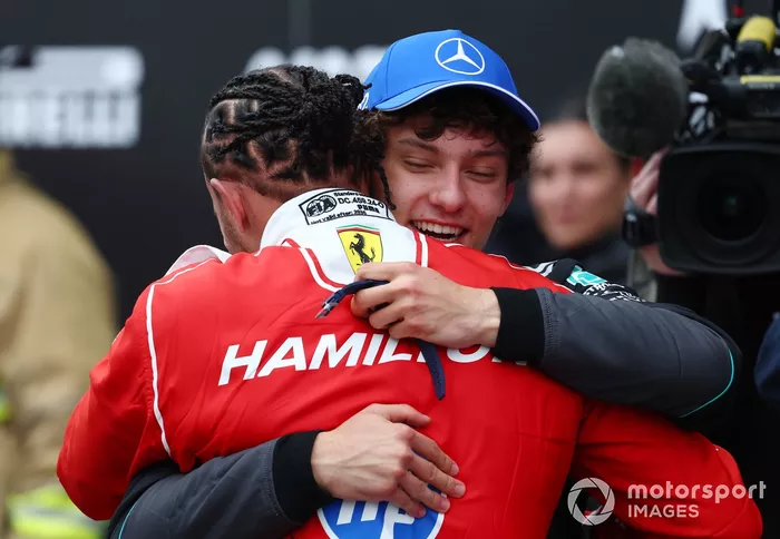 Andrea Kimi Antonelli, Mercedes, Lewis Hamilton, Ferrari