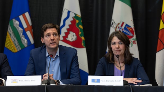 Western premiers to meet in Alberta amid pipeline tensions between Smith and Eby