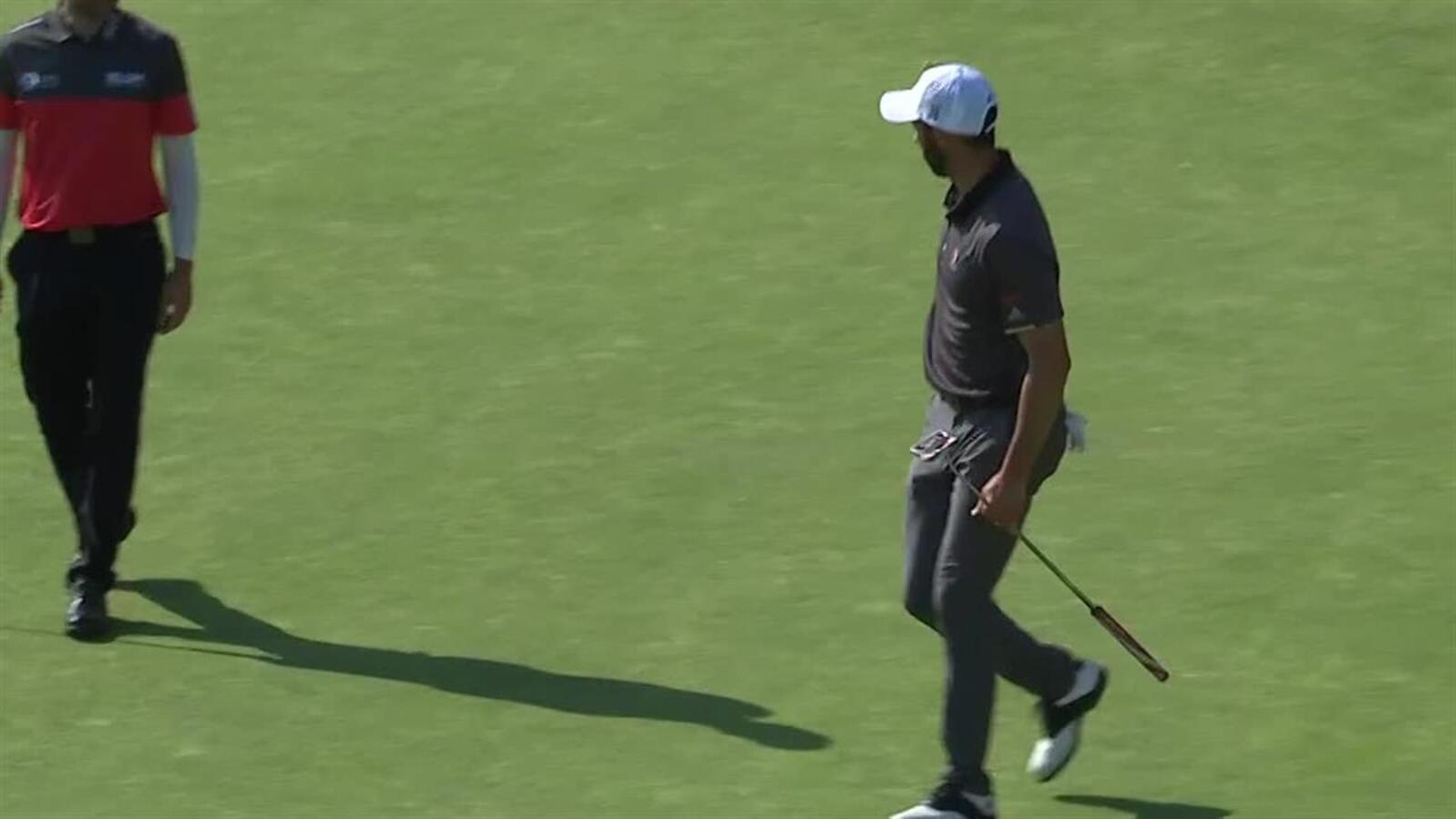 Joey Savoie’s 32-foot birdie putt on No. 13 at RBC Canadian