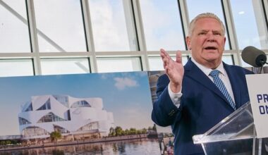New Ontario Science Centre to open in 2029, Ford says shovels are in the ground