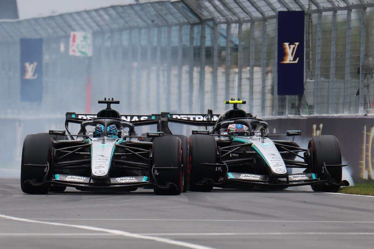 Mercedes knows it may have to turn George Russell-Kimi Antonelli fight "down a notch"