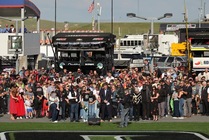 Pre-race remembrance ceremony for Kyle Busch