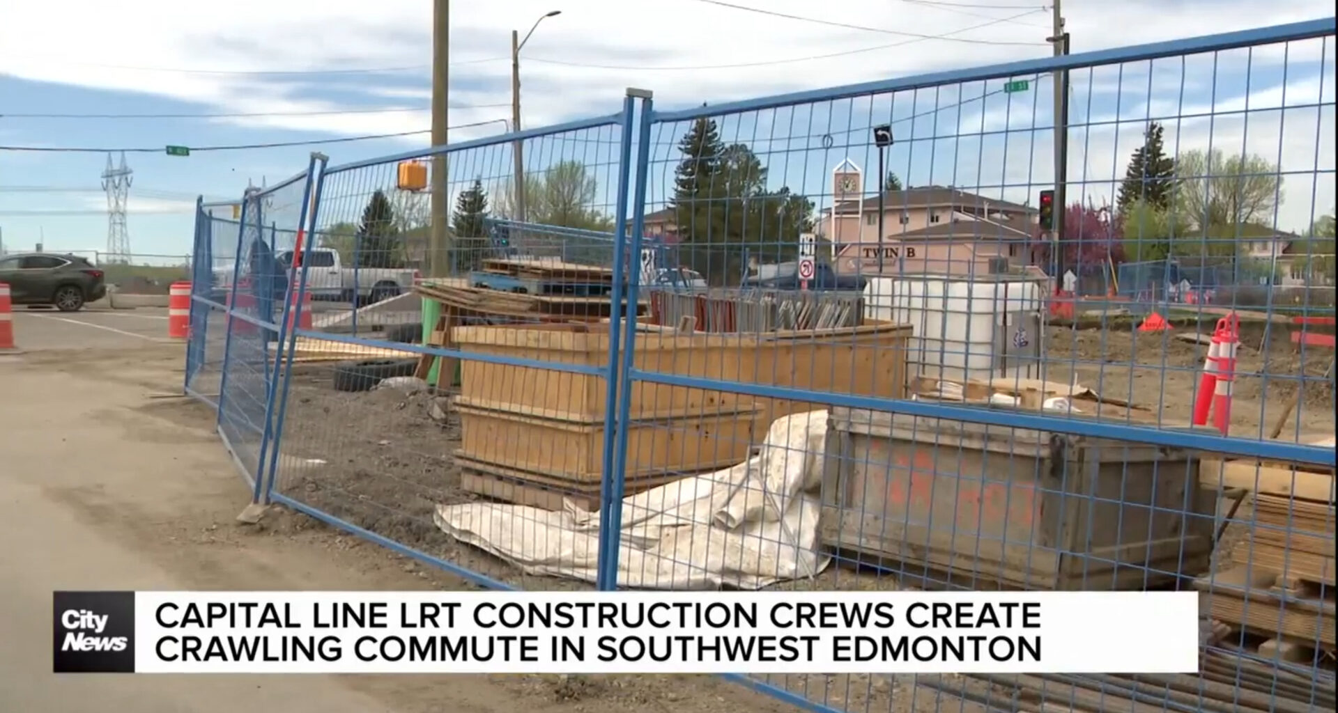 Construction crews create crawling commute in southwest Edmonton