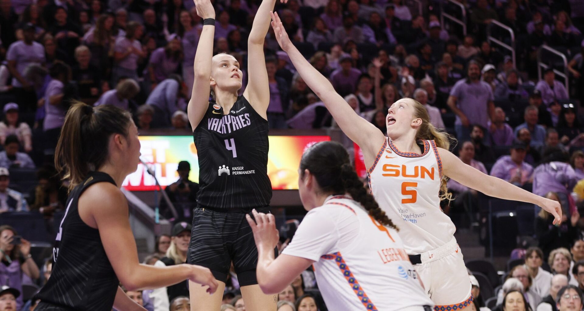 Golden State Valkyries roll past Sun; Justė Jocytė makes WNBA debut