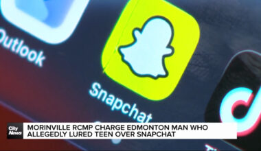 Alberta RCMP charge Edmonton man who allegedly lured teen on Snapchat